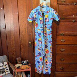 Nooworks Cotton Poplin Overalls - Snacks - Size Medium